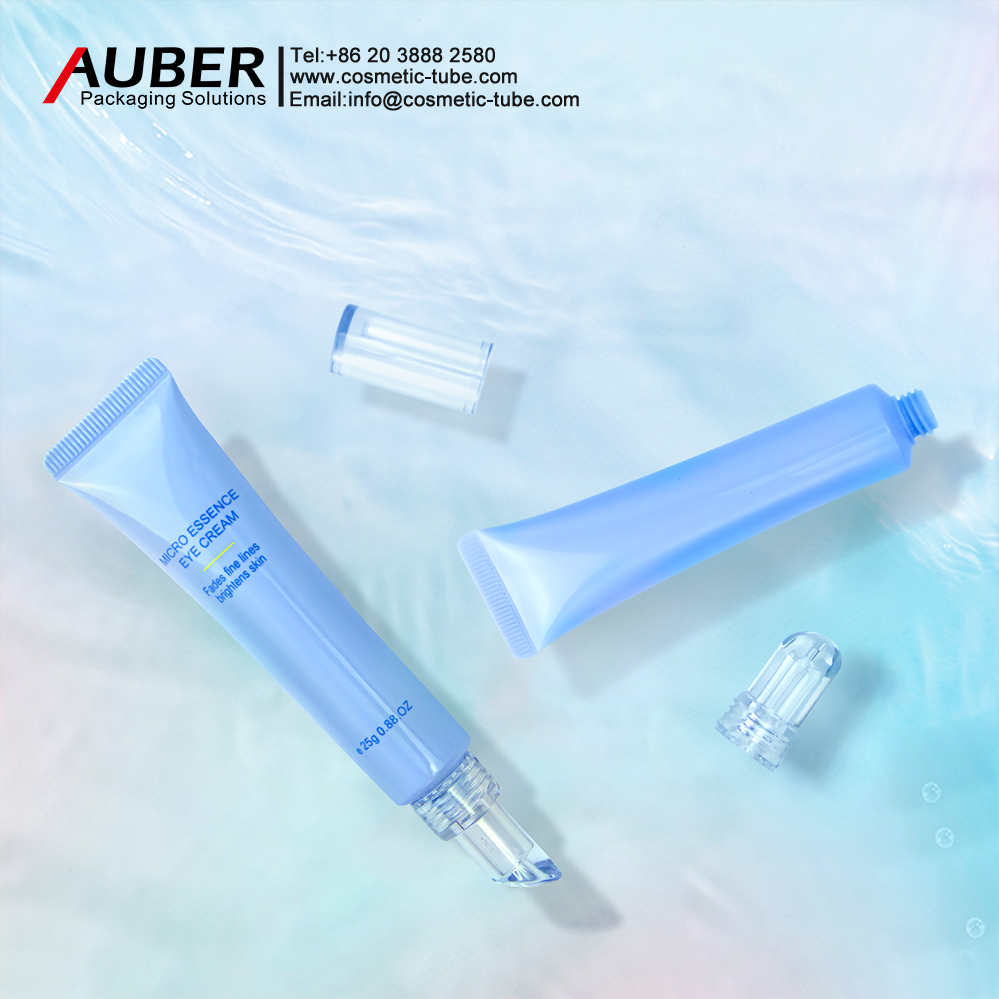 Auber packaging D19mm eye cream in tube with double cap