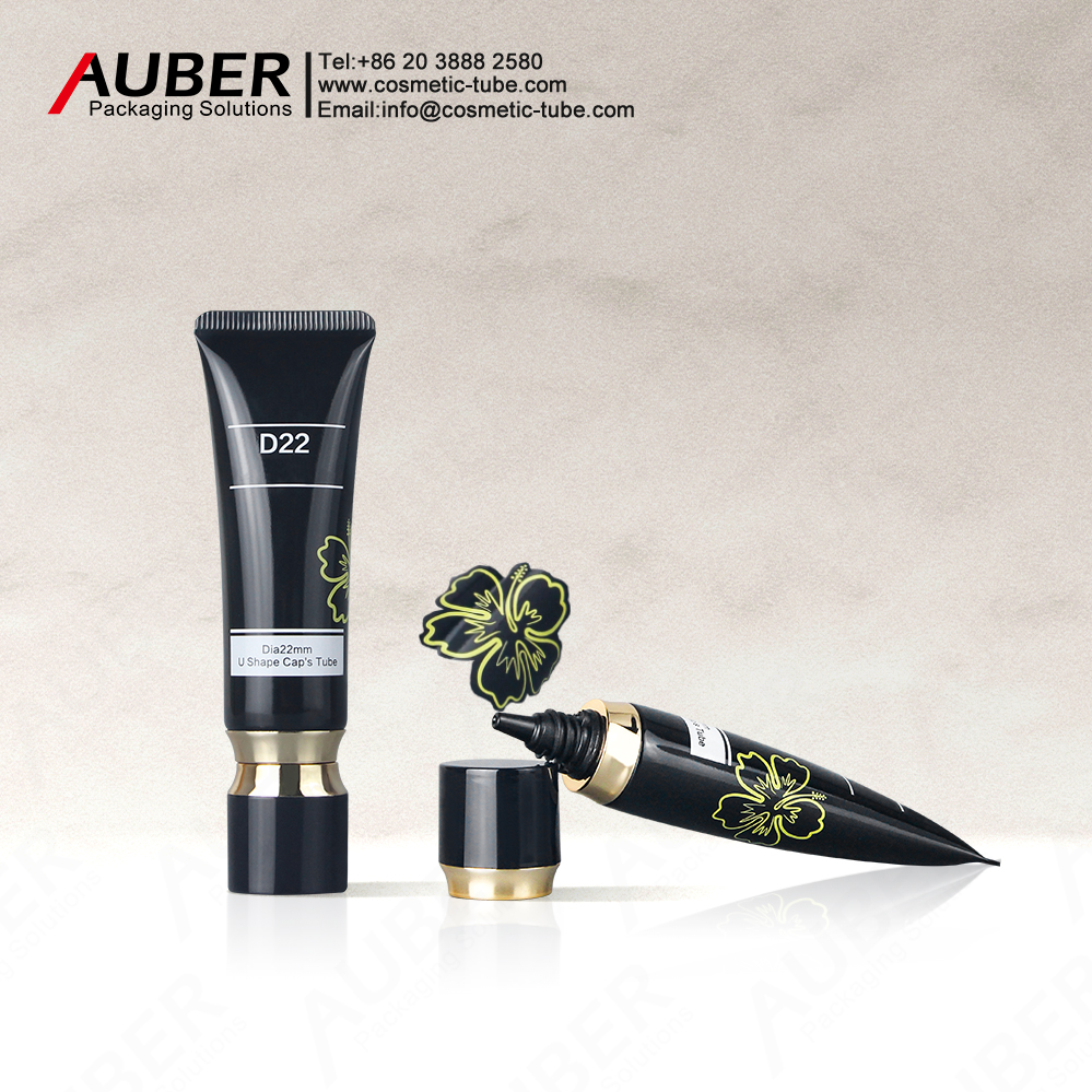 D22mm squeeze tubes for lotion packaging with U shape cap