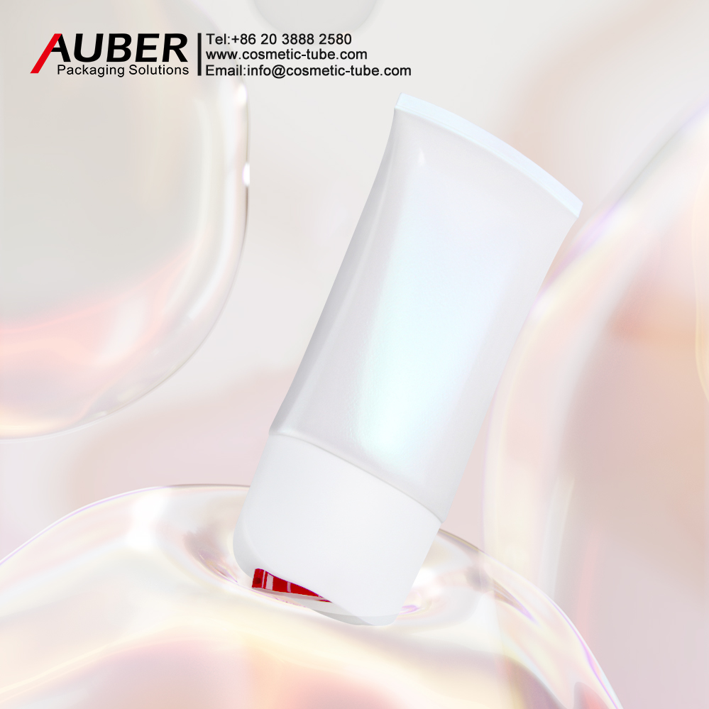 Auber packaging D50mm tube body lotion with disc top cap