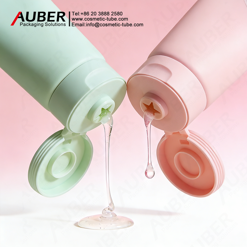Auber Packaging’s star-shaped nozzle Tube for face cream