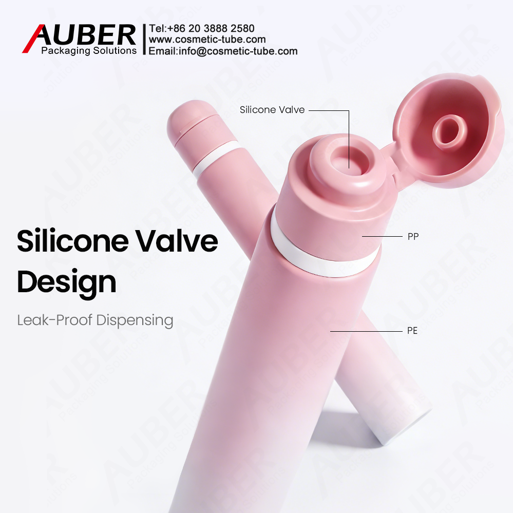 Auber Packaging’s Leak-Proof Silicone Valve Flip-Top Tube