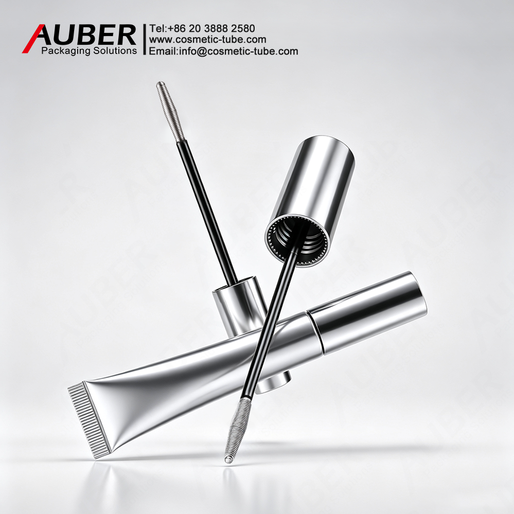 Auber customized mascara tube with special brush applicator
