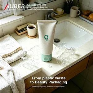 Auber PCR Recycled Plastic Cosmetic Squeeze Tube