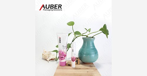 Pink Peony Plastic Laminated Tube