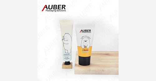 Cute White Bear Plastic Laminated Tube