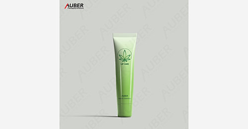 Green gradient PE tubes for CBD skincare products