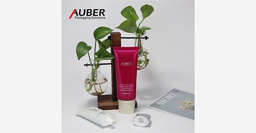 Red oval plastic squeeze tubes
