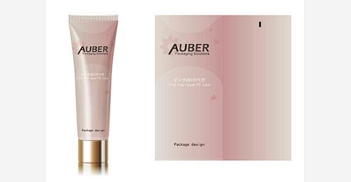 Gradient pink glossy coating five layer PE tube