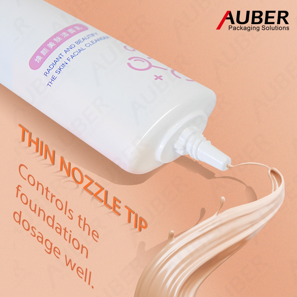 Oval D35mm sunscreen lotion tube primer packaging