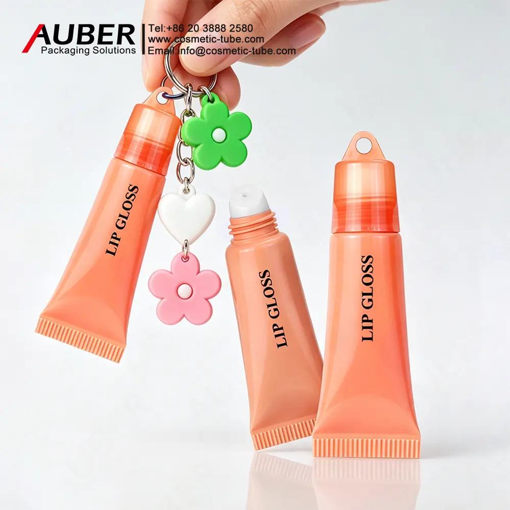 key-chain lip gloss tube